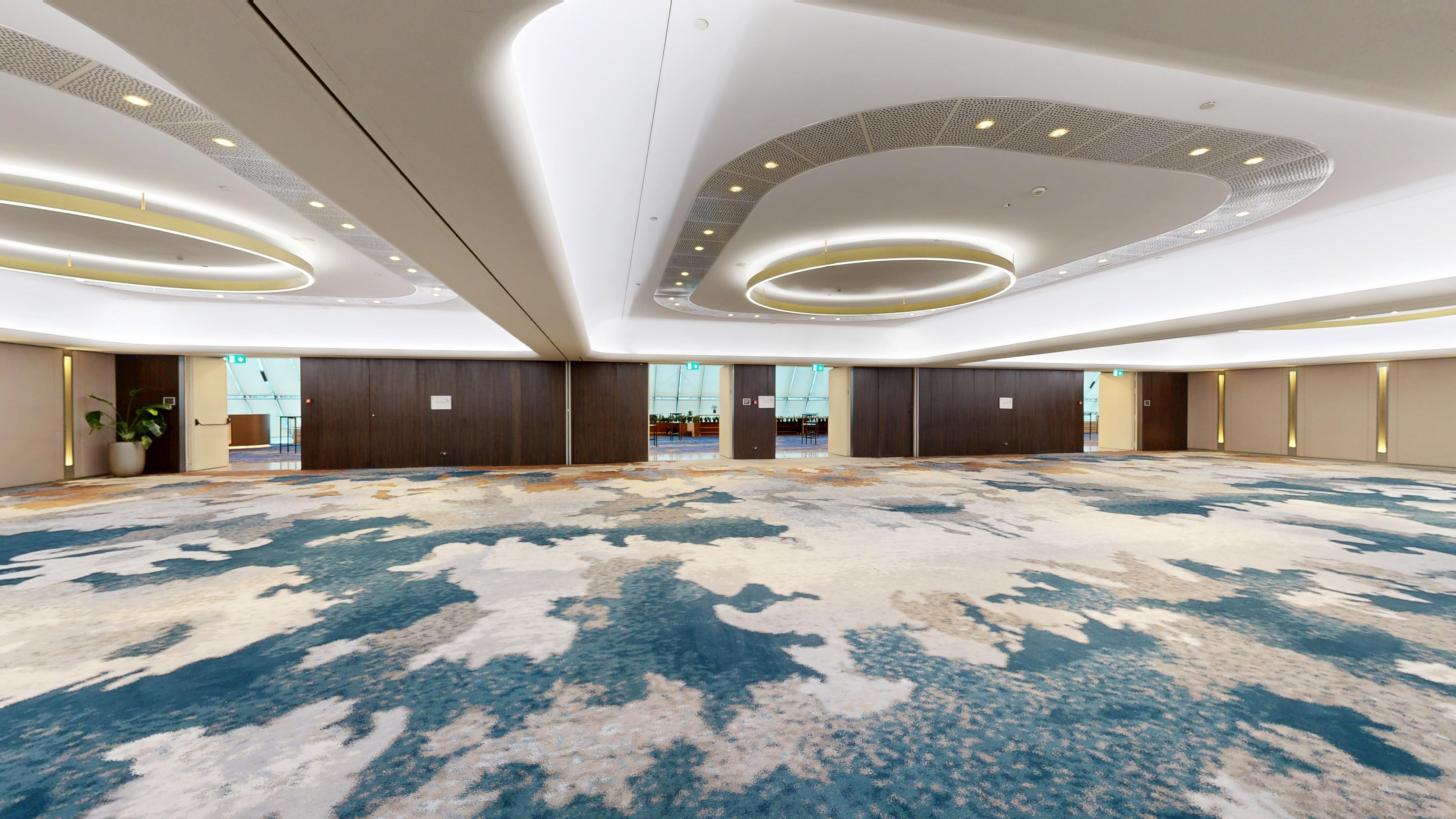 Atlantic Pacific Hall — Panoramic view